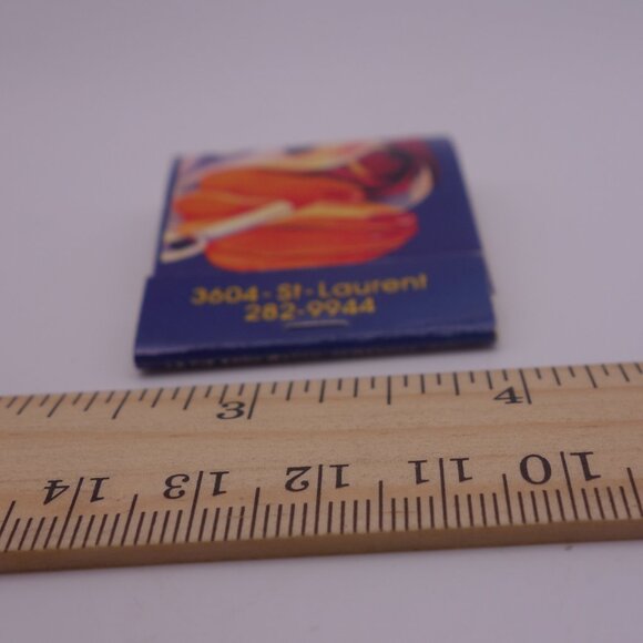 Vintage Montreal Night Club angel's 3604-St-Laurent 282-9944 Matchbook - Picture 9 of 11